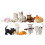 2Sets Farbige Katzenfiguren Mit Liebevollem Design 2