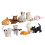 2Sets Farbige Katzenfiguren Mit Liebevollem Design 8