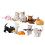 2Sets Farbige Katzenfiguren Mit Liebevollem Design 9