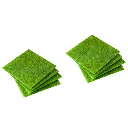 8Stk Feines Gras Grün Für Garten Deko 2