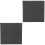 2Pièces Feutre De Soudure Graphite Et Thermique Noir 4