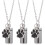 3Stk Gedenkurne Schmuck Anhänger 3