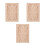 3Pièces Bois Appliques Sculptées Décoratives Pour Mobilier 4