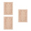 3Pièces Bois Appliques Sculptées Décoratives Pour Mobilier 6