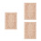 3Pièces Bois Appliques Sculptées Décoratives Pour Mobilier 8