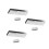 120Pcs Silver Plastic Shutter Replacement Latches Practical Use 8