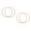 4Pièces Cercles En Bois Métal , Kit DIY 9