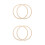 4Pièces Cercles En Bois Métal , Kit DIY 11