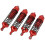 Adjustable Shocks For RC Car Suspension Systems, Threaded Design Preload Adjustment High Performance Shock Absorber Damper Compatible With Granite 4