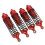 Adjustable Shocks For RC Car Suspension Systems, Threaded Design Preload Adjustment High Performance Shock Absorber Damper Compatible With Granite 5