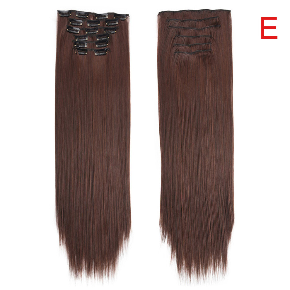 Dachuang Beauty (E) Straight Clip-In Hair Extensions For Girls