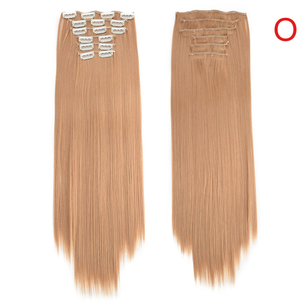 Penghui-Toys Unisex (O) Long Straight Hair Extension Wigs Clip In Straight Hair Extensions For Girls Daily Use Hair Styling