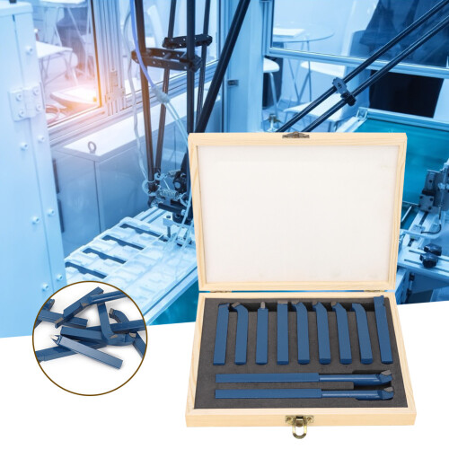 Metal Lathe Tools Indexable Carbide Insert Turning Tool Bit Set Internal And External Operation High Speed Processing Mechanical Clamping System 1