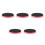 5Pièces Accessoire De Danse Rose En Acier Inoxydable Éponge 7