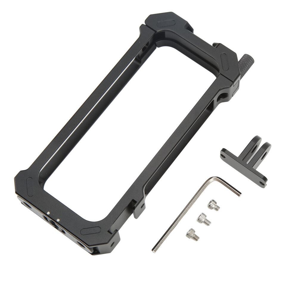 Aluminum Alloy Frame For Insta360x3protective Cage, Shock Resistant Heat Dissipation Precision Fit Cold Shoe Mount Expandable Interface 9180479436614