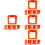 16Pièces Cache-Prises Étanche Orange Ventilé Usage Extérieur 7