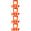 16Pièces Cache-Prises Étanche Orange Ventilé Usage Extérieur 9