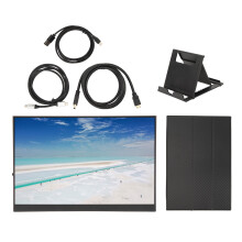 Monitor tactil cu vizualizare completă de 160 de grade, afișaj LCD HDMI cu luminozitate ridicată, compatibilitate largă cu ecran portabil și
