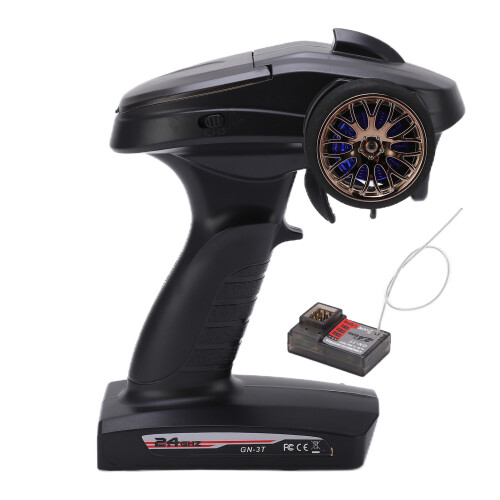 Beginner Friendly Rc Controller With Smooth Control Response Dual Rate Steering Compatibility For Rc Crawlers Rc Boats Rc Tanks