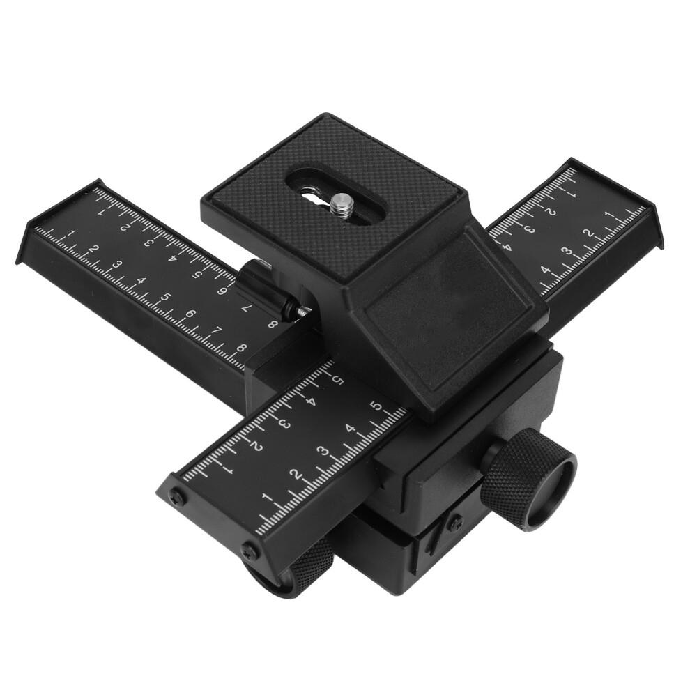 Focusing Rail Slider For Macro Photography Precise Movement With Quick Release Plate Durable Aluminum Build Lightweight Design Accurate Adjustment 9370362872098