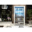 Display Cabinet Spectrum 170cm - White with Gloss Doors and LED Lights 6
