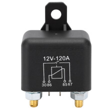 Stabiele werkprestaties, batterij-isolatierelais 12VDC 120A, breed toepassingsgebied, hoogwaardig materiaal, duurzame ABS-behuizing, hoge