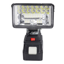 LED Flood Light With5400LM Output, Cordless Battery Powered Work Light With Rotating Head And Compatibility Across Multiple18V Battery Types