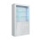 Display Cabinet Spectrum 170cm - White with Gloss Doors and LED Lights 9