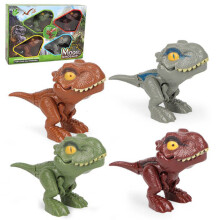Ovo de dinossauro interativo com mini T-Rex dentro, presente educativo para crianças a partir de 3 anos, estimula o desenvolvimento da coordenação