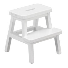 Exquisite Details Wooden Miniature Bench, Miniature Step Stool for Dollhouse Accessories Smooth Surface Vintage Look Lifelike Design Garden Bench