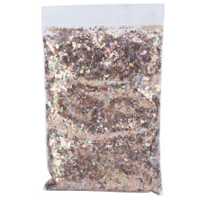 Eco Friendly Glitter Gel For Hair Face And Body, Chunky Hologram Glitter With Resin Sequins Cosmetic Grade Non Toxic Biodegradable Suitable For Nail