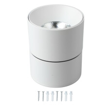 Moderne minimalistische verstelbare plafondspot, aluminium wandlamp met 360 draaibare COB LED-verlichting, decoratieve binnenverlichting,