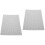 2Pièces Mini Planches Sol ABS Gris Clair Décoration Maison Miniature 5