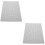 2Pièces Mini Planches Sol ABS Gris Clair Décoration Maison Miniature 7
