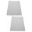 2Pièces Mini Planches Sol ABS Gris Clair Décoration Maison Miniature 8