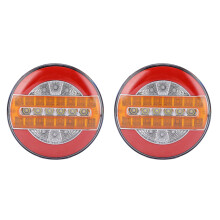 SAE J595 Klasse 1 LED Stop-, Richtingaanwijzer- en Achterlicht Multifunctioneel Waterdicht Amberkleurig Stroboscooplicht met Hoge Zichtbaarheid,