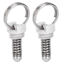 Firestone Style Kegs Pressure Relief Valve Stainless Steel Body Plastic Threads Max Pressure Rating100PSI Homebrew Relief Valves Leak Resistant
