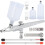 Replaceable Nozzles Airbrush with Precision Spray Control, Quick Coupler System for Car and Motorcycle Graphics, Dual Action Gravity Feed for Nail 1