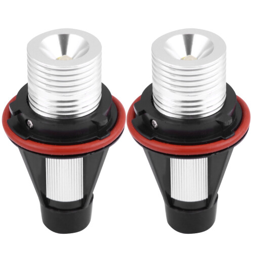 Λαμπτήρες LED Angel Eyes, Plug-Play, χωρίς σφάλματα, λευκό φως, υψηλή απαγωγή θερμότητας, 1