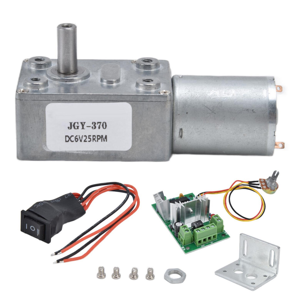 Double Shaft Gear Motor With Self Locking Feature, Stable Performance Reversible Dc12v Motor Suitable For Automation Systems, Equipped With Wear 9049227922796