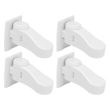 Serrature di sicurezza per bambini facili da installare, multifunzione, per ante di armadi e cassetti del frigorifero. Materiale resistente: ABS