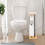 Toilet paper holder with space 2