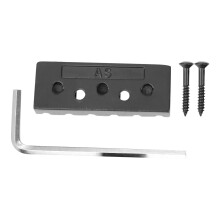 Sillet de blocage en alliage de zinc pour guitares de type Floyd Rose, finition noire, anticorrosion, installation rapide, réduction du nombre