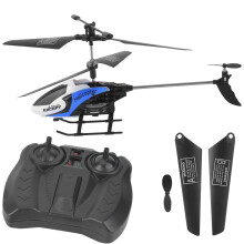 Indendørs flyvende RC helikopterlegetøj med LED-lys og gyrostabilisator, højdehold 2,4 GHz fjernbetjent helikopter holdbar flystel begynder