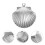 10Pièces Médaillons Photo Vintage Argent Chic Polyvalent 9