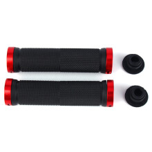 Durable Bicycle Grip Pair Red
