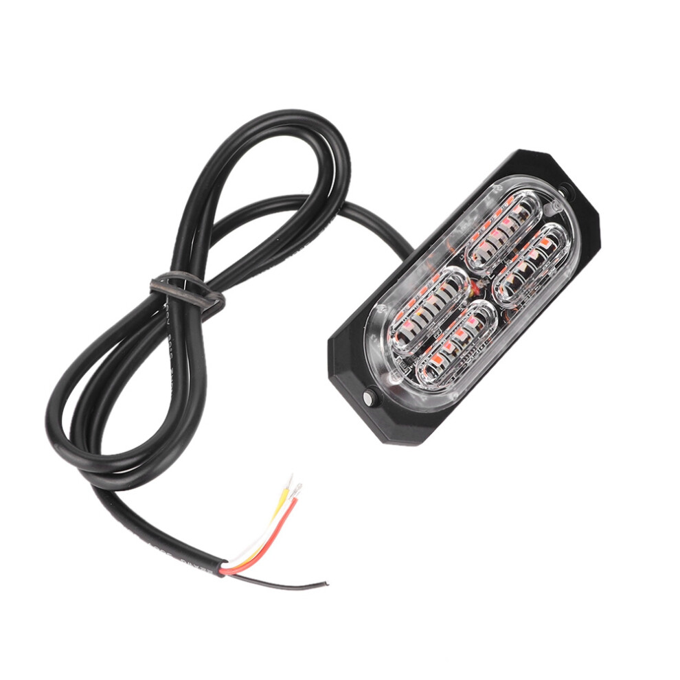 Vibration Resistant Emergency Strobe Lights Super Bright Warning Flashing Patterns Waterproof Universal Fit Synchronized Lighting Durable Easy Amber 9448483739344