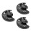 3Pièces Couvre- De ABS Noir Protection Rapide 7