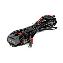 12V På/Av-strömbrytare Kabelhärva Kit För LED-arbetslampa Universal Passform Med Strömrelä Och Enkel Installering - Kraftigt Kabelhärva För