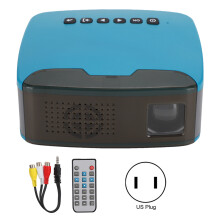 Quick Charge LED Video Projector Diffuse Reflection Imaging Mini Portable Projector24To60Display Home Theater Ready With AV HDMI USB TF Support